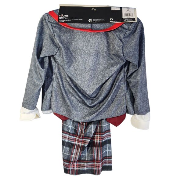 Beetlejuice Astrid School Uniform Child Halloween Costume Girls Size Small 6 NEW - Picture 2 of 5